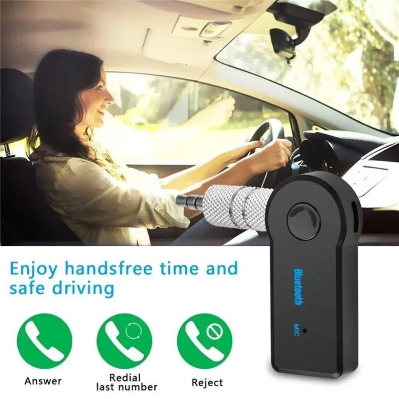 3 in 1 Wireless Bluetooth 5.0 Receiver Transmitter Adapter USB Adapter Audio Receiver Bluetooth Car Charger Car Aux for E91 E92 - VibraStore