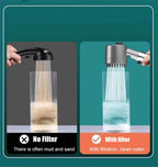 3 Modes Handheld Shower Head Filter Powerful Massage Spa High Pressure Water Saving Showerhead with ON/OFF Switch for Bathroom - VibraStore