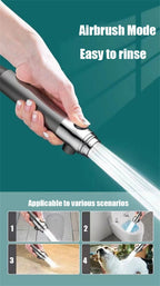 3 Modes Handheld Shower Head Filter Powerful Massage Spa High Pressure Water Saving Showerhead with ON/OFF Switch for Bathroom - VibraStore