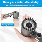 3 Modes Handheld Shower Head Filter Powerful Massage Spa High Pressure Water Saving Showerhead with ON/OFF Switch for Bathroom - VibraStore