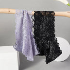 3 uds bragas sexis de encaje Floral, bragas para mujer, lencería suave de cintura baja, ropa interior femenina cómoda, bragas íntimas para niñas - VibraStore