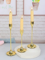 3 unids/set candelabros de Metal de estilo europeo candelabro de moda mesa de boda soporte de vela candelabro - VibraStore