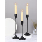 3 unids/set candelabros de Metal de estilo europeo candelabro de moda mesa de boda soporte de vela candelabro - VibraStore