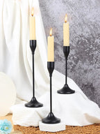 3 unids/set candelabros de Metal de estilo europeo candelabro de moda mesa de boda soporte de vela candelabro - VibraStore
