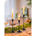 3 unids/set candelabros de Metal de estilo europeo candelabro de moda mesa de boda soporte de vela candelabro - VibraStore
