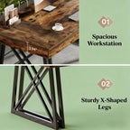 Vintage Executive Desk,Computer Desk,Office Desk Only Table