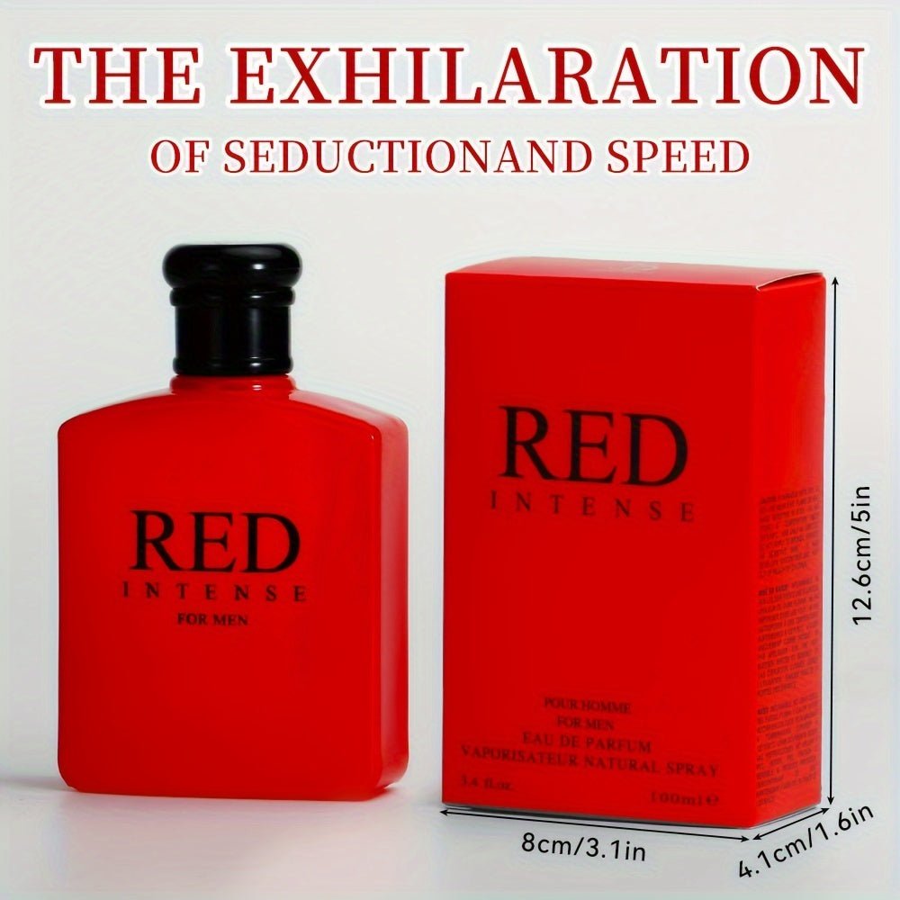 3.4 Oz Men'S Eau De Toilette Spray | Woody & Spicy Masculine Cologne with Cranberry, Italian Lemon, and Grapefruit - Medium Intensity Perfume - VibraStore