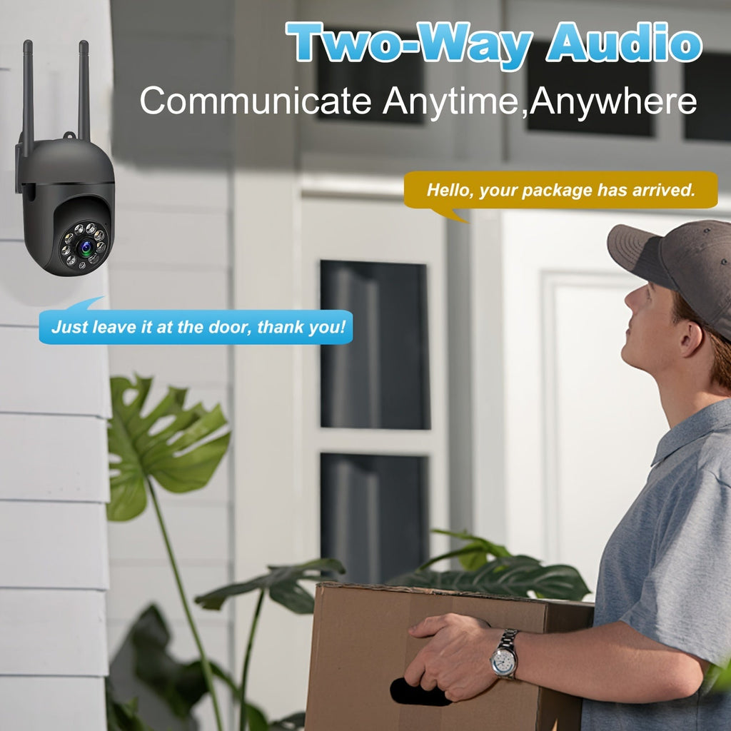 360 Wireless Camera Outdoor WiFi Night Vision Cam HD 1080P Home Security System - VibraStore