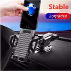 360° Windshield Car Phone Holder Car Dashboard Mobile Cell Support Bracket Universal Sucker for iPhone 16 15 14 Samsung Xiaomi - VibraStore
