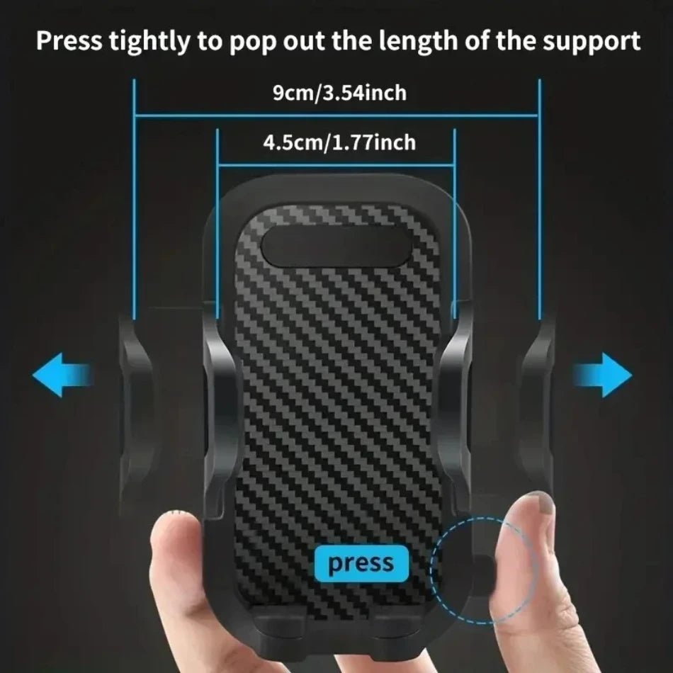 360° Windshield Car Phone Holder Car Dashboard Mobile Cell Support Bracket Universal Sucker for iPhone 16 15 14 Samsung Xiaomi - VibraStore