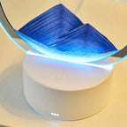 3D Quicksand Lamp Atmosphere Light Ornament Creative Gift Hourglass Night Lamp Table Lamp Office Company Bedroom Decoration - VibraStore