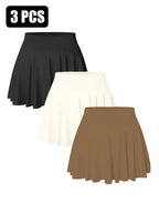 3PACK Seamless Tennis Shorts Skirt For Women - VibraStore