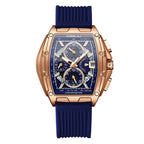 Neutral Waterproof Tape Calendar Multifunction Mens Watch Quartz Watch
