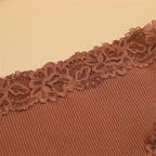5 unids/set de bragas de algodón para mujer, ropa interior íntima de encaje Floral, bragas de encaje de retales a la moda, calzoncillos suaves para mujer, lencería S - XL - VibraStore