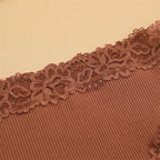 5 unids/set de bragas de algodón para mujer, ropa interior íntima de encaje Floral, bragas de encaje de retales a la moda, calzoncillos suaves para mujer, lencería S - XL - VibraStore