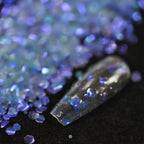 50 g/bolsa de lentejuelas hexagonales mixtas para uñas, copos holográficos gruesos para maquillaje corporal/ojos/cara, decoraciones de manicura brillantes * & - VibraStore