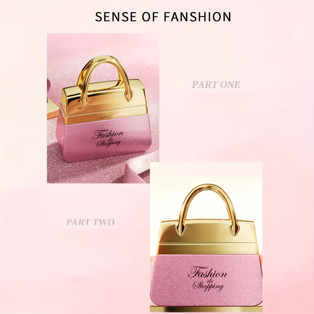 50ml Bag Shape Eau De Parfum Spray - Long - Lasting Floral Fresh Scent, Natural Fragrance, Alcoholic, Bisphenol A Free, Perfect Personal Perfume Gift for Women and Girls - VibraStore