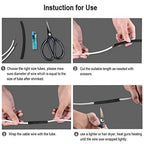 530/127pcs Heat Shrink Tubing Sleeves Polyolefin Set 2:1 Shrink Ratio for Wires Cables Multicolor Sleeves - VibraStore