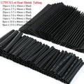 530/127pcs Heat Shrink Tubing Sleeves Polyolefin Set 2:1 Shrink Ratio for Wires Cables Multicolor Sleeves - VibraStore