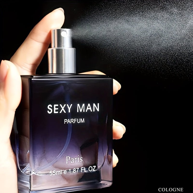 55ml Woody Notes Eau De Parfum - Refreshing Cologne Perfume for Men, Perfect for Dating and Daily Life, Long - Lasting Fragrance, Ideal Gift for Him, Seductive Scent for Confidence Boost - VibraStore