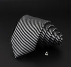Men's Striped British Gentleman Polyester Fiber Tie
