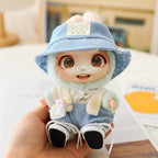 5PCS - Set Cute Hat Shoes Doll Clothes Outfit Set For LABUBU 15CM - 17CM Doll, Adorable Dress Up Accessories For Doll - Dolls Not Included - VibraStore