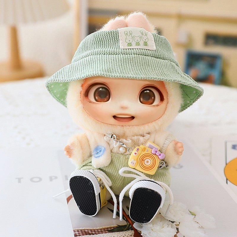 5PCS - Set Cute Hat Shoes Doll Clothes Outfit Set For LABUBU 15CM - 17CM Doll, Adorable Dress Up Accessories For Doll - Dolls Not Included - VibraStore