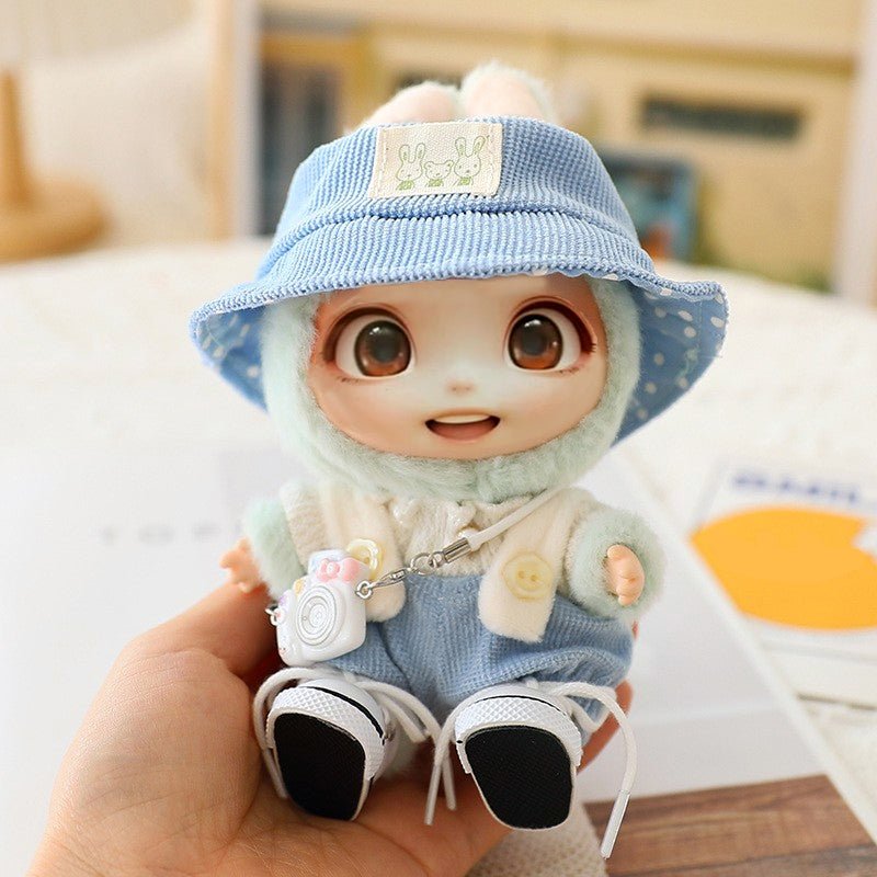 5PCS - Set Cute Hat Shoes Doll Clothes Outfit Set For LABUBU 15CM - 17CM Doll, Adorable Dress Up Accessories For Doll - Dolls Not Included - VibraStore