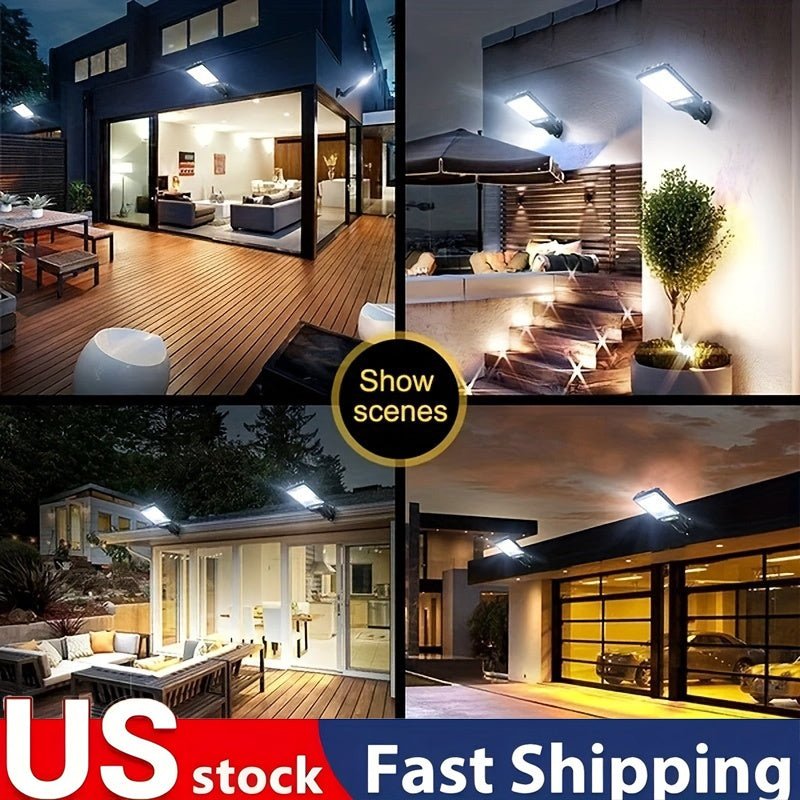 6 Packs Solar Powered Motion Sensor Outdoor Garden Light With 108 COB LED Lights - VibraStore
