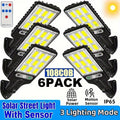 6 Packs Solar Powered Motion Sensor Outdoor Garden Light With 108 COB LED Lights - VibraStore