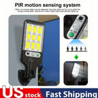6 Packs Solar Powered Motion Sensor Outdoor Garden Light With 108 COB LED Lights - VibraStore