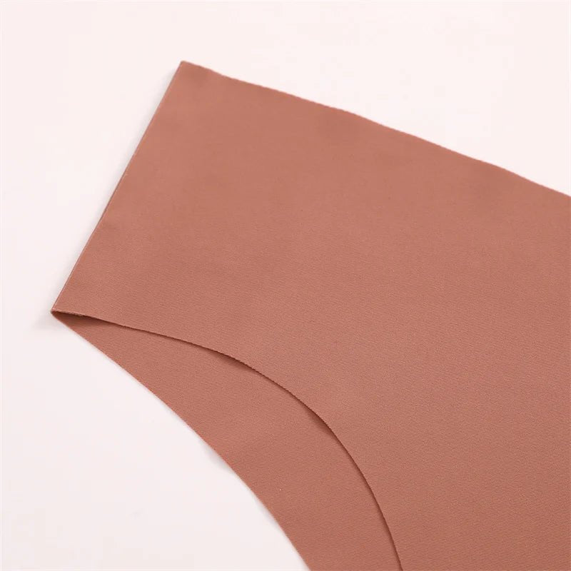 6 pcs bragas sin costuras para mujer, bragas ultrafinas de seda helada, ropa interior Sexy con cintura en V, lencería transpirable para mujer, calzoncillos de tiro bajo - VibraStore