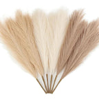 6/12/15 piezas 55 CM decoración de hierba de Pampa Artificial caña bohemia para mesa - VibraStore