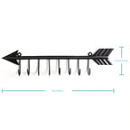 CIFbuy Modern Bow Arrow Wall Hooks Space Saving Entryway Coat Rack Hat Hanger For Hallway Bedroom Organization