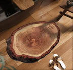 Wood Grain Diatomaceous Earth Mat, Super Absorbent Quick-Dry Non-Slip Rug For Kitchen, Bathroom, Bedroom - Unique Tree Ring Design Floor Mat