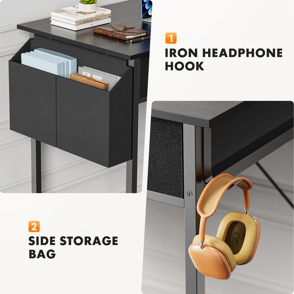 Small Home Office Bedroom Writing Learning Computer Desk