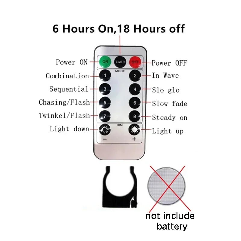 6M/4M/3M LED Christmas Lights Fairy String Lights Curtain Garland USB Festoon Remote Christmas Decoration for Home New Year 2025 - VibraStore