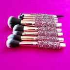 10 In 1  Diamond Inlaid Handmade Custom Makeup Brush