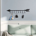 CIFbuy Modern Bow Arrow Wall Hooks Space Saving Entryway Coat Rack Hat Hanger For Hallway Bedroom Organization