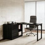 Reversible Corner Office Desk,L-Shaped Computer Desk,Executive Desk
