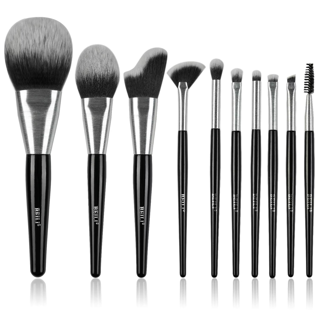 Professional Makeup Brush Set Design Brushed Tube Makeup Brushes