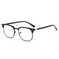 Men's Semi-frame Blue-light-blocking Glasses