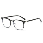 Men's Semi-frame Blue-light-blocking Glasses