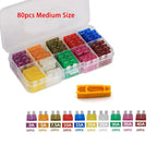 Juego de 80 fusibles estándar para auto, barco y motocicleta 12V - VibraStore