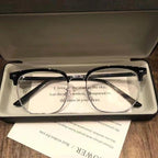 Men's Semi-frame Blue-light-blocking Glasses