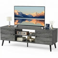 A TV Cabinet Suitable For 55-inch Or 60-inch TVs, Featuring Storage Function, Media Control Console Table, And 2 Drawer Cabinets
