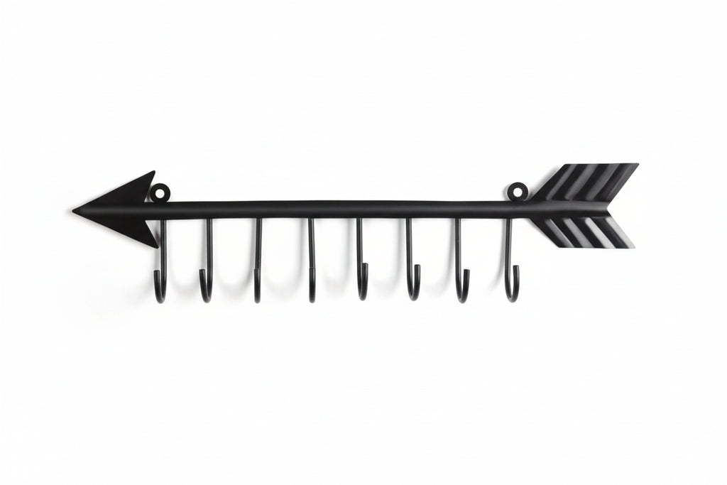 CIFbuy Modern Bow Arrow Wall Hooks Space Saving Entryway Coat Rack Hat Hanger For Hallway Bedroom Organization