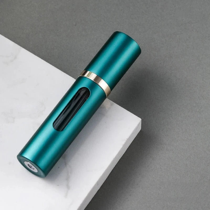 8ml Glass Refillable Perfume Bottle with Spray Scent Pump Portable Travel Empty Cosmetic Containers Mini Spray Atomizer Bottle - VibraStore