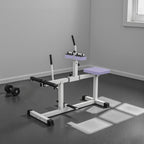 Adjustable Steel Seated Calf Raise Exercise Strength Training Gym Equipment, Purple