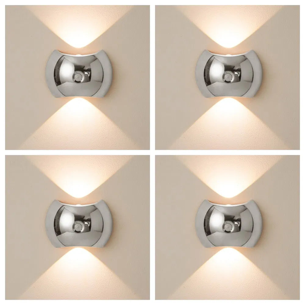 2PCS Bedroom/Living Room Lights, Motion Sensor, Luxurious Style, 60-Day Battery Life, 3 Lighting Modes, Magnetic Installation, Ideal For Stairs, Corridor, Wardrobe